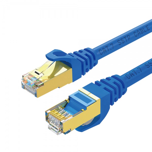 STP Cat7 Gold Plated Shielded Ethernet RJ45 Copper Cable 10 Gigabit Ethernet Network Patch Cord