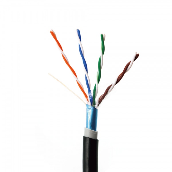Fast Speed Cat6 Outdoor Lan Networking Cable Cat6 F/UTP Ethernet Cable 23AWG PVC Communication Cables