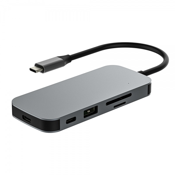 Factory Price Type C To USB3.0*2+USB2.0*2+ HDMI+SD/TF+PD Adapter USB Type C HUB 4k HDMI PD Docking Station 6 In 1 Type C HUB