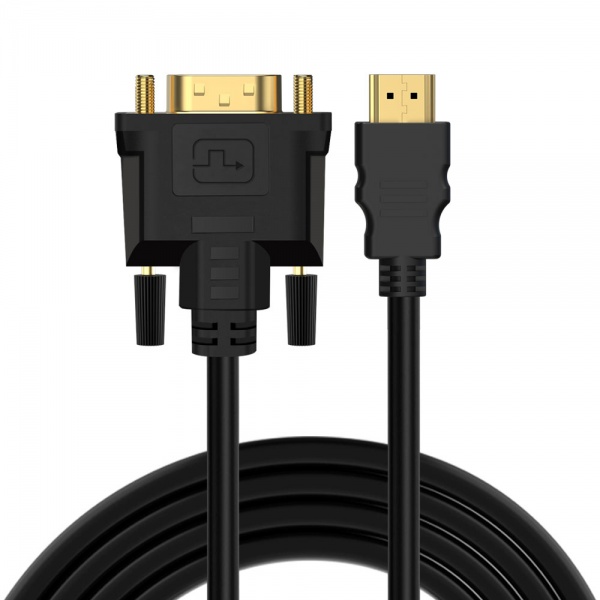 HDMI to DVI Adapter Cable DVI Cable assemblies HDMI Adapter 1080p Gold Plated for PS4 & PS3 Monitor PS5 Graphics Card Blue-ray