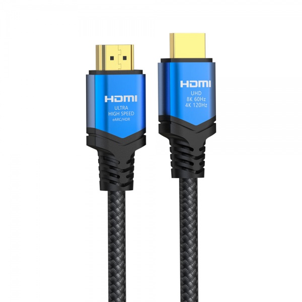 Ultra High Speed 8K HDMI Cable with Ethernet 8K HDMI Cable 6.6ft, 48Gbps High-Speed ,Dynamic HDR, eARC, Dolby Vision