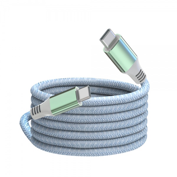 60W Magnetic Phone USB Type-C Charger Cable Super Self Coil Winding Fast Charging Cable Data Cable Prevents Knotting