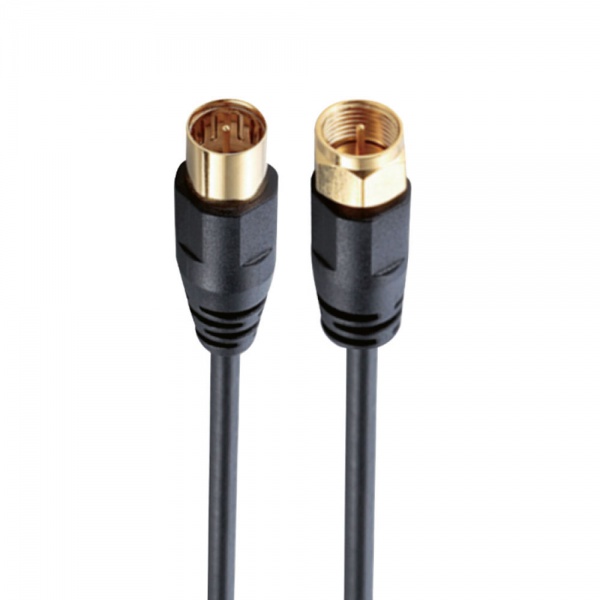 Factory price Manufacture 100dB TV Coaxial Cable For Connection of TV Radio devices Black 3.3ft or Customized