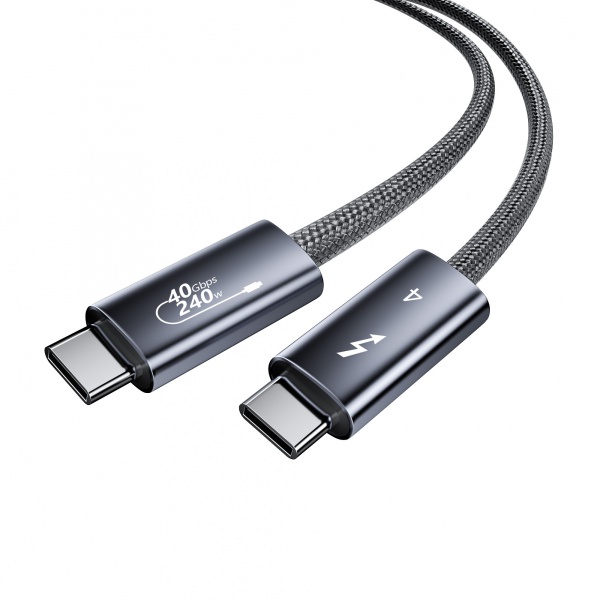 Thunderbolt 4 Cable USB C High Speed 40gbps 8K 60hz 240W Pd Fast Charging Charging Type C Cable for Phone for Notebook