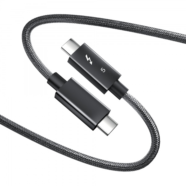 PD240W USB C Cable Compatible with Thunderbolt 5 80Gbps High Speed USB C Cable Support 16K/8K Display Monitor