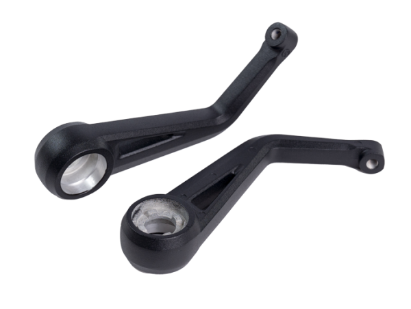 Motorcycle rearview mirror pole