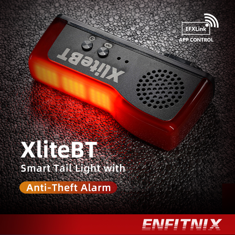 XliteBT Smart Tail Light with Anti-Theft Alarm