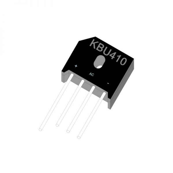4 Amperes 50 to 1000 Volts KBU4005 THRU KBU410  Silicon Bridge Rectifiers