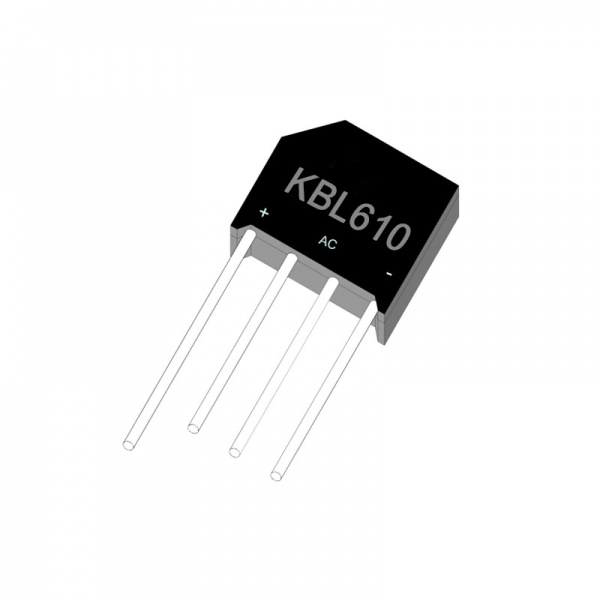 KBL6005 THRU KBL610  6.0 Amperes 50 to 1000 Volts Silicon Bridge Rectifiers