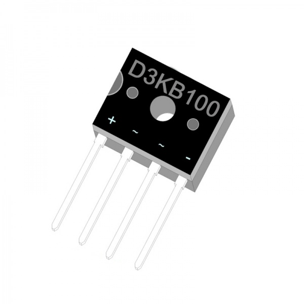 D3KB05~D3KB100 D3K Single Phase 3.0Amp Glass passivated Bridge Rectifiers