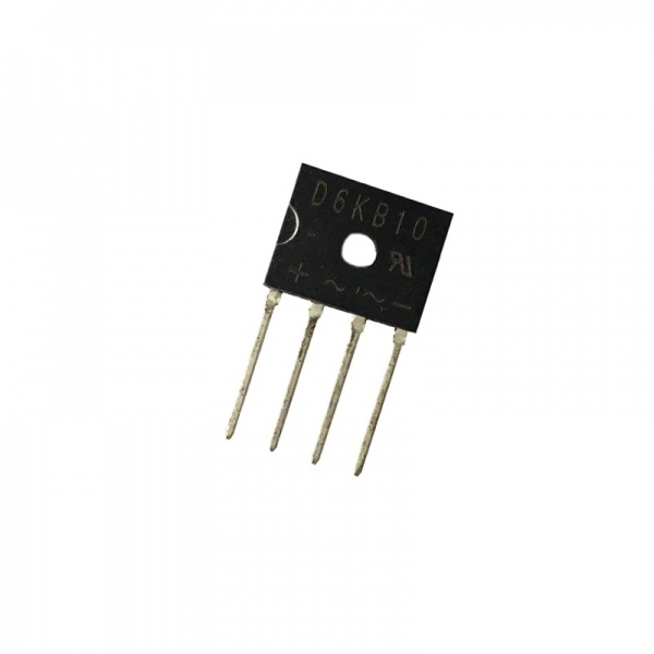 D6KB06 6.0 Amperes Glass Passivated Bridge Rectifiers Semiconductor Diode  Bridge