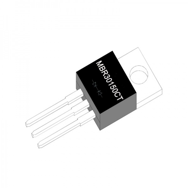 30A 150V TO-220AB MBR30150CT  Glass Passivated Bridge Rectifiers