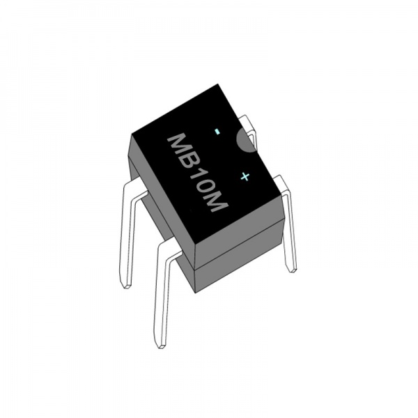 MB10M  Single Phase 1.0Amp Glass passivated Bridge Rectifiers