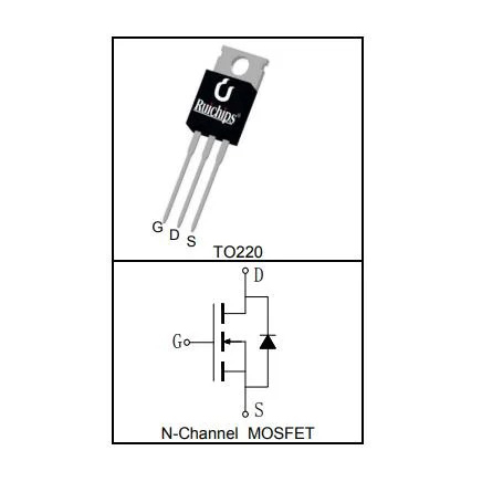 100V/80A Ruh1h80r N-Channel Advanced Power Mosfet