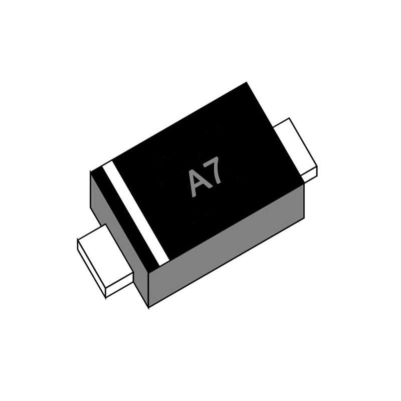 A7 1A 1000V SOD-123 Diode Standard Surface Mounted Rectifiers