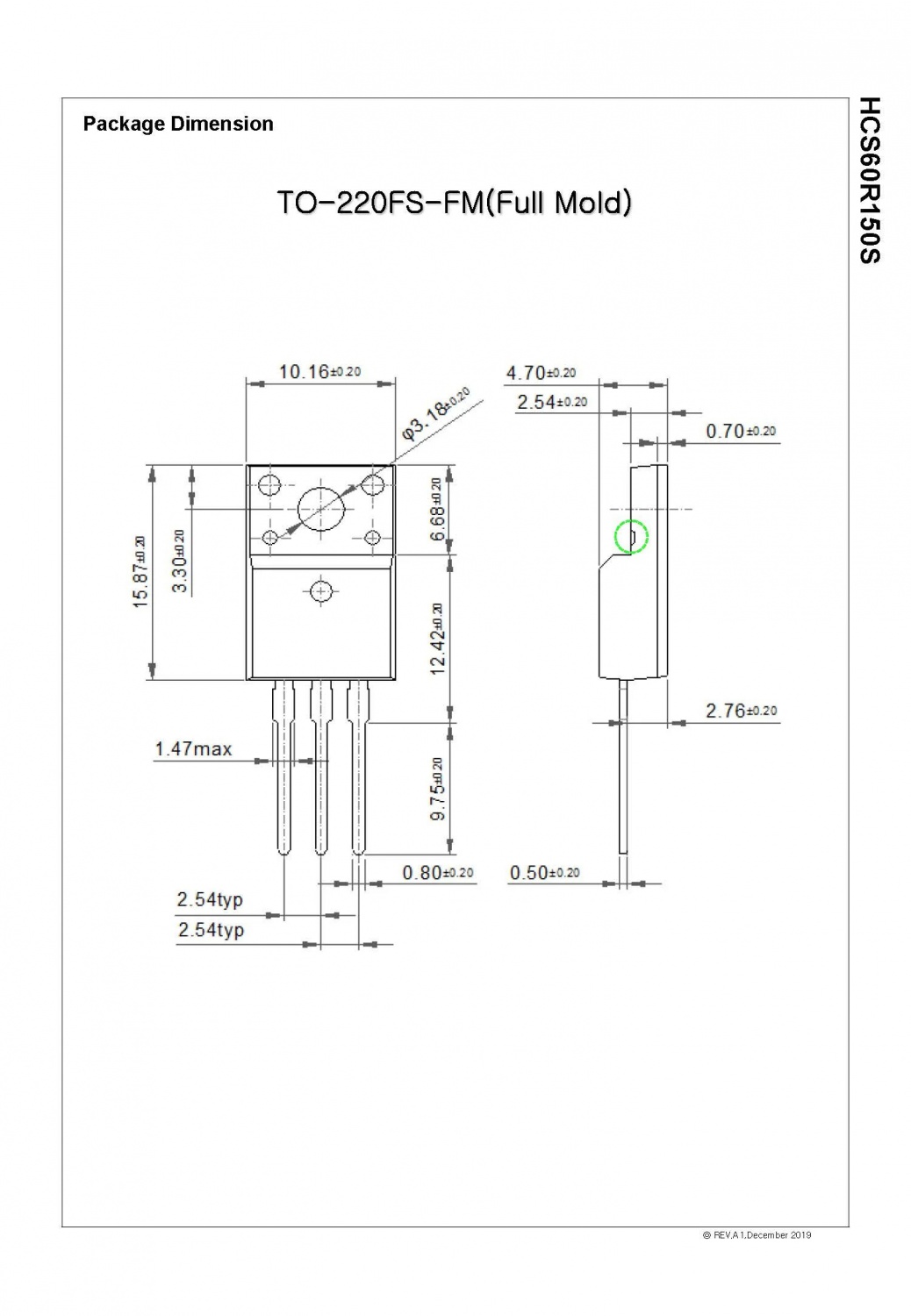 Hcs60r150s 600V N-Channel Super Junction Mosfet