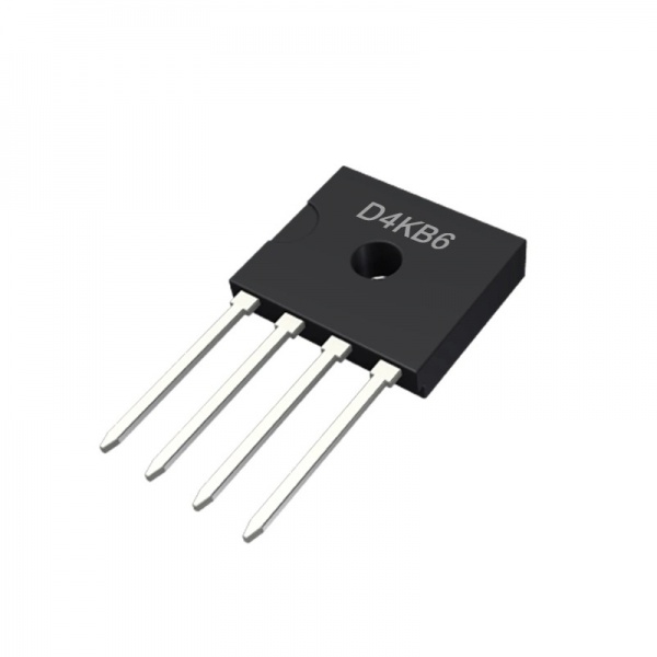 4A 600V D4kb6f Low Vf Glass Passivated Bridge Rectifiers