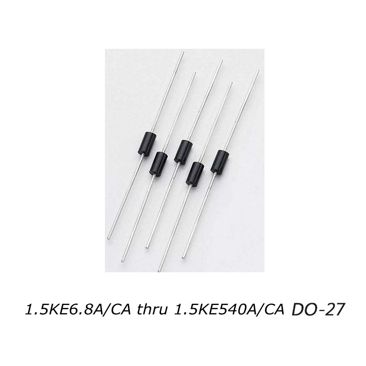 1.5KE150A TVS Diode 1.5KE6.8A/CA thru 1.5KE540A/CA 1N6267A thru 1N6303A Transient Voltage Suppressors Diode