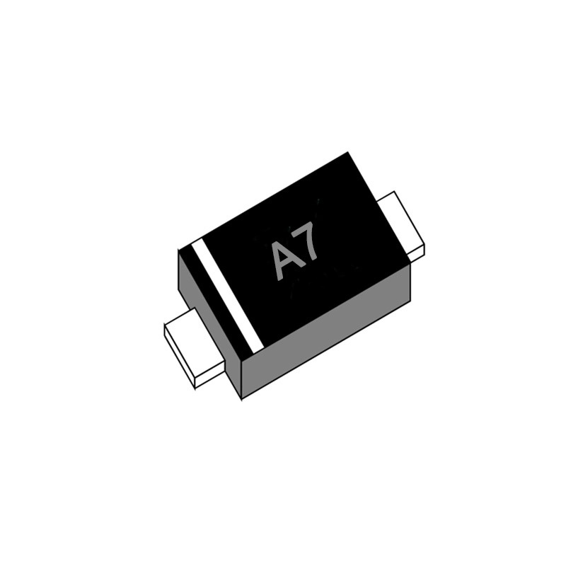 A7 1N4007 SOD-123FL 1.0Amp 1000V Standard Surface Mounted Rectifiers