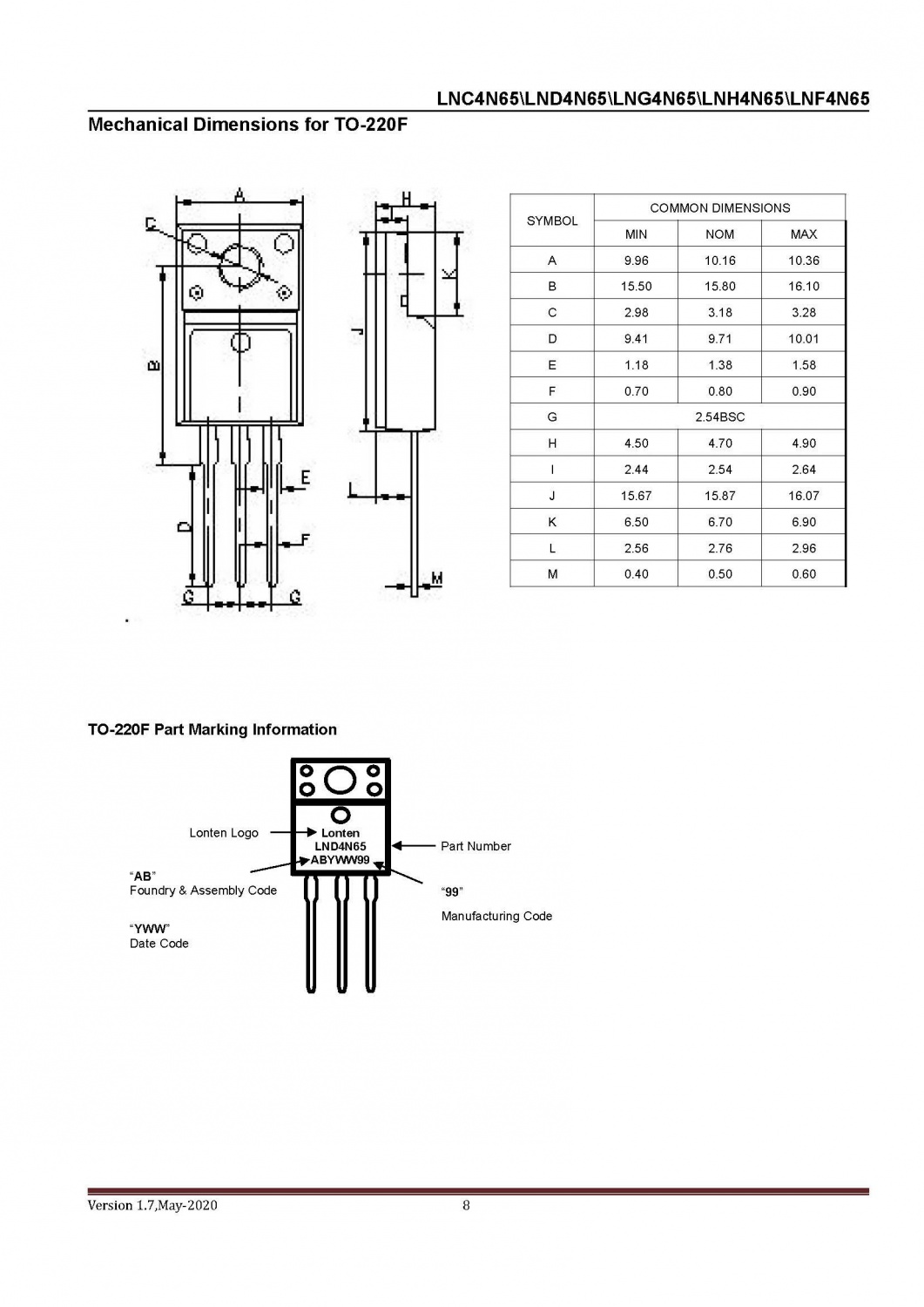 LND4N65 N-channel 650V, 4A Power MOSFET