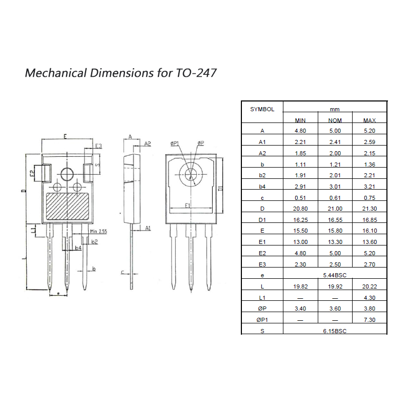650V 0.028Ω Super Junction Power MOSFET, ID: 99A, VGS: 30V, TO-247, WMJ90N65SR