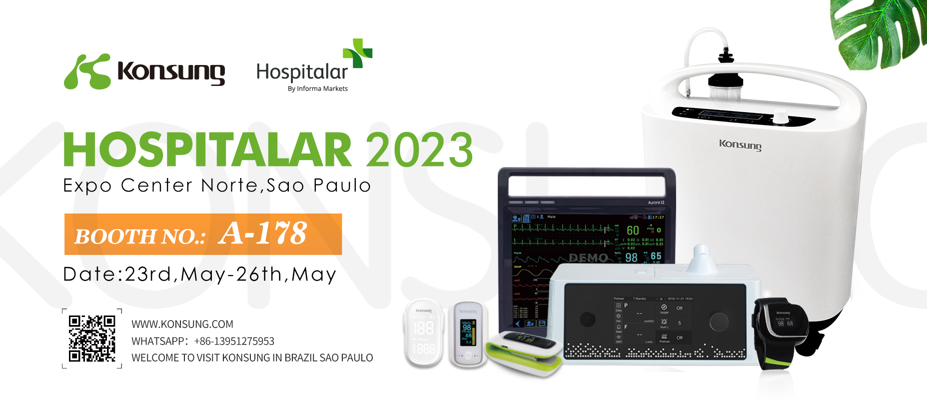 Konsung Medical made a wonderful appearance in Hospitalar 2023
