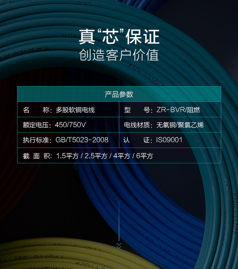 参数-焦点娱乐电线国标阻燃软铜芯家装电线厂家型号价格