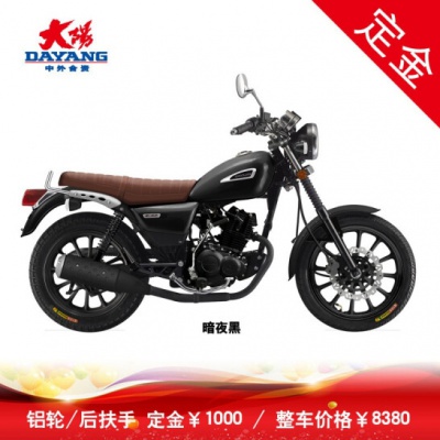 【定金】大阳天典DY150-8N复古车150cc电喷摩托车 前碟后鼓