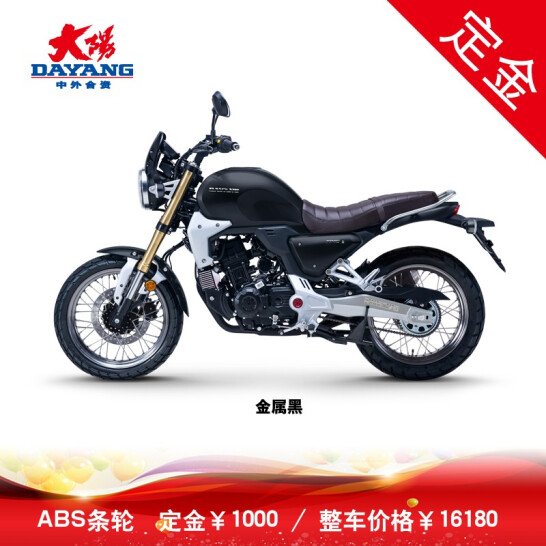 【定金】大阳天昴DY200-8复古车200cc水冷电喷摩托车