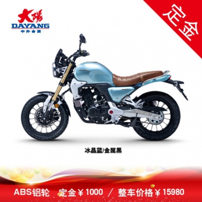 【定金】大阳天昴DY200-8复古车200cc水冷电喷摩托车