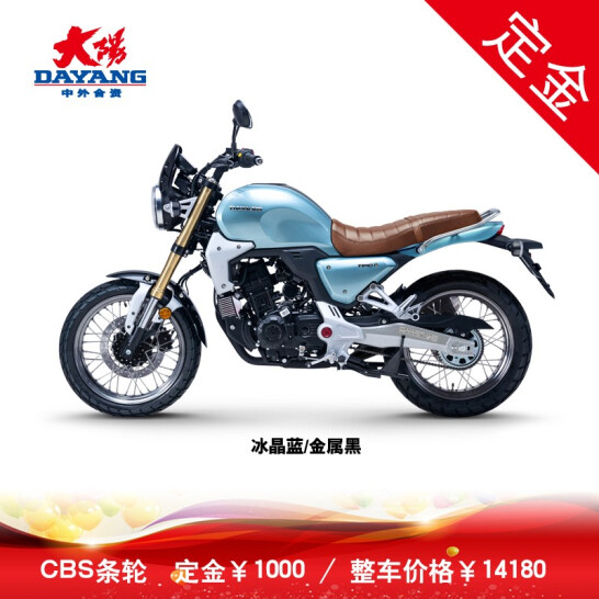【定金】大阳天昴DY200-8复古车200cc水冷电喷摩托车