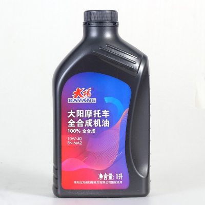 大阳摩托车100%全合成机油4T 10W-40 SN MA2