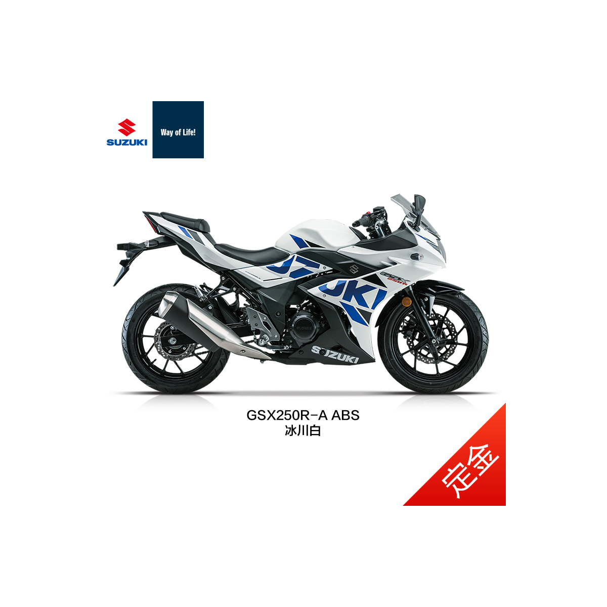 【定金】豪爵铃木GSX250R-A ABS