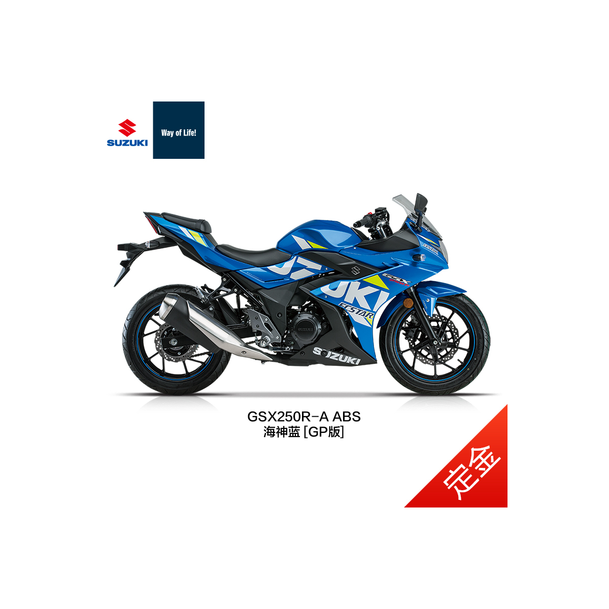 【定金】豪爵铃木GSX250R-A ABS