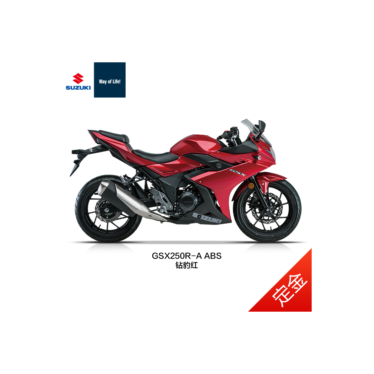 【定金】豪爵铃木GSX250R-A ABS