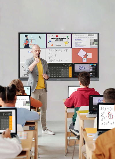 Digital education whiteboard all in one machine