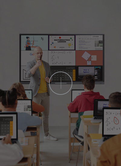 Digital education whiteboard all in one machine
