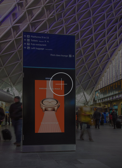 station advertising machine