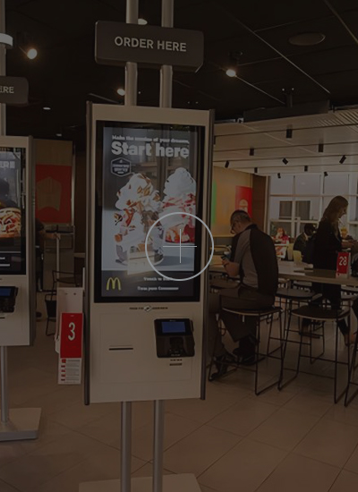 Retail store multitouch advertising machine