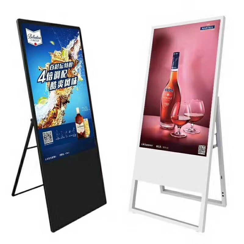 43 49 55 inch ultra thin portable lcd display advertising player digital signage