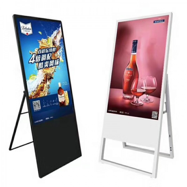 43 49 55 inch ultra thin portable lcd display advertising player digital signage