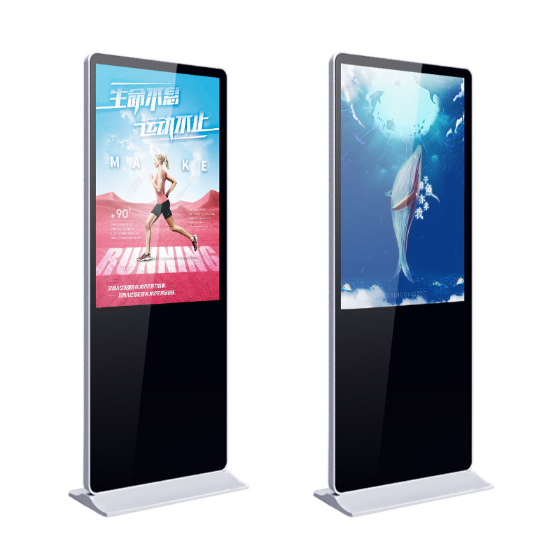 KER Factory Customized Android or Windows 43″ 49 55 65 inch indoor vertical floor stand alone digital signage advertising players