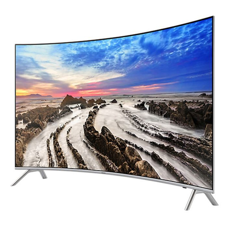 Curved surface explosion-proof screen 55″65″75 inch surface panel 4K full HD 3D Smart internet TV with wifi