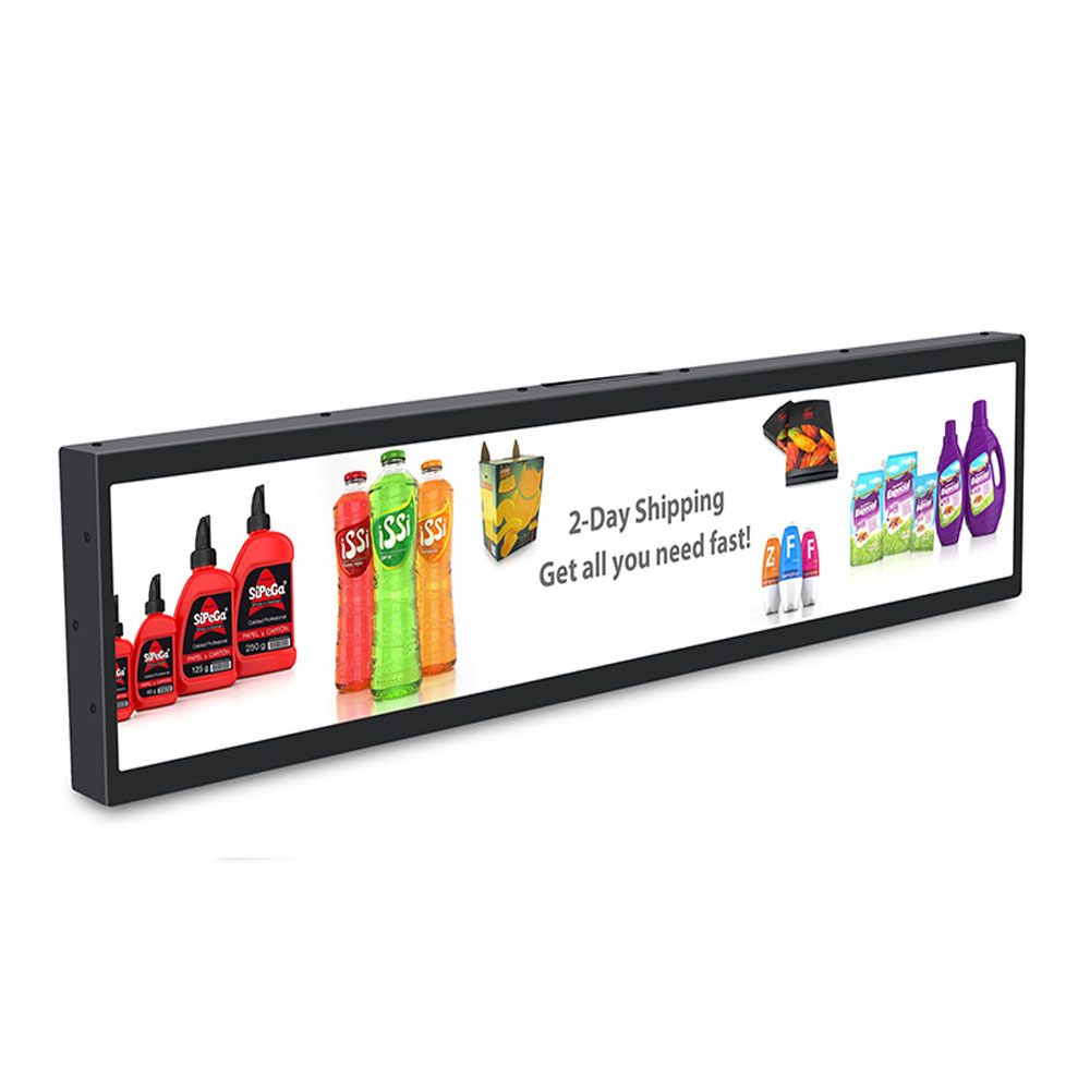 Market strip lcd display  bar lcd screen