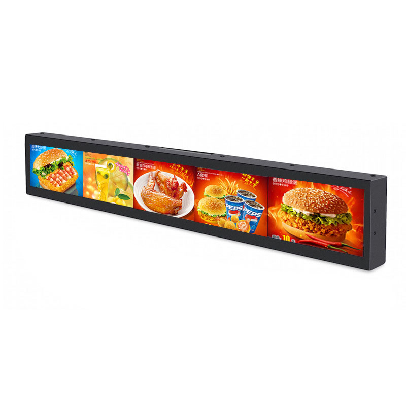 Market strip lcd display  bar lcd screen