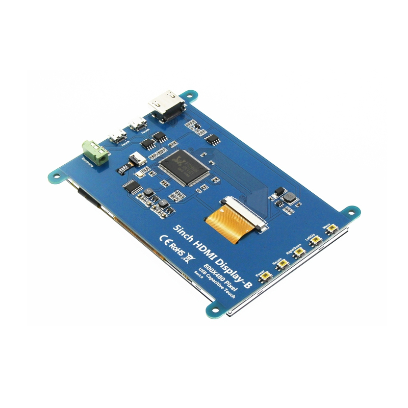 5 inch 800×480 Capacitive Touch Screen HDMI LCD Display for Raspberry Pi 2 3 B+