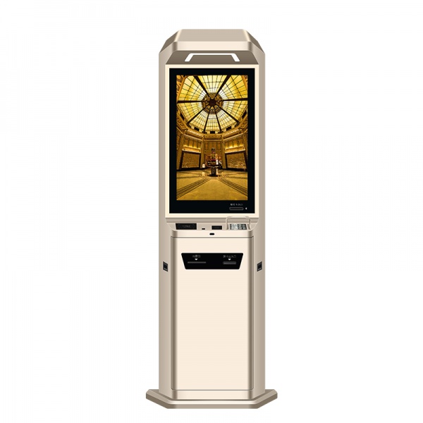 Windows/Android Iron Sheet Metal Body Hotel Terminal Self Service Kiosk