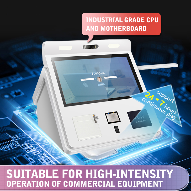 Digital Touch Screen Document Printing Hotel Terminal Multifunction Self Service Kiosk
