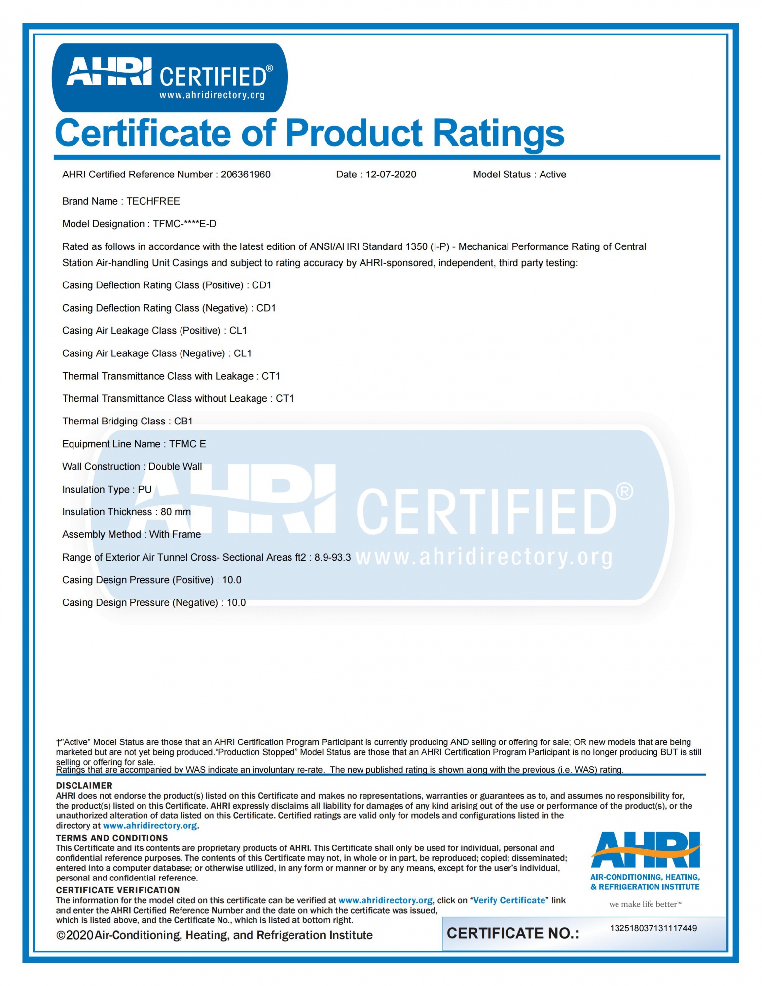 AHRI1350 Certificate(80mm-D)_00