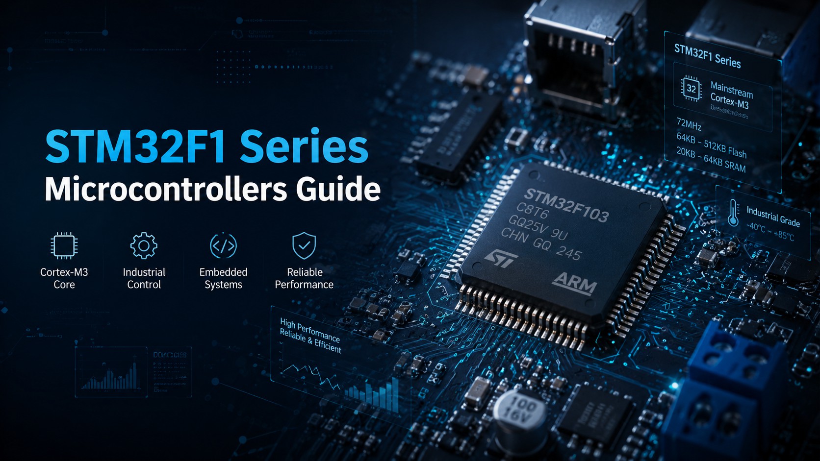 Руководство по микроконтроллерам серии STM32F1 | Выбор микроконтроллера STM32F103